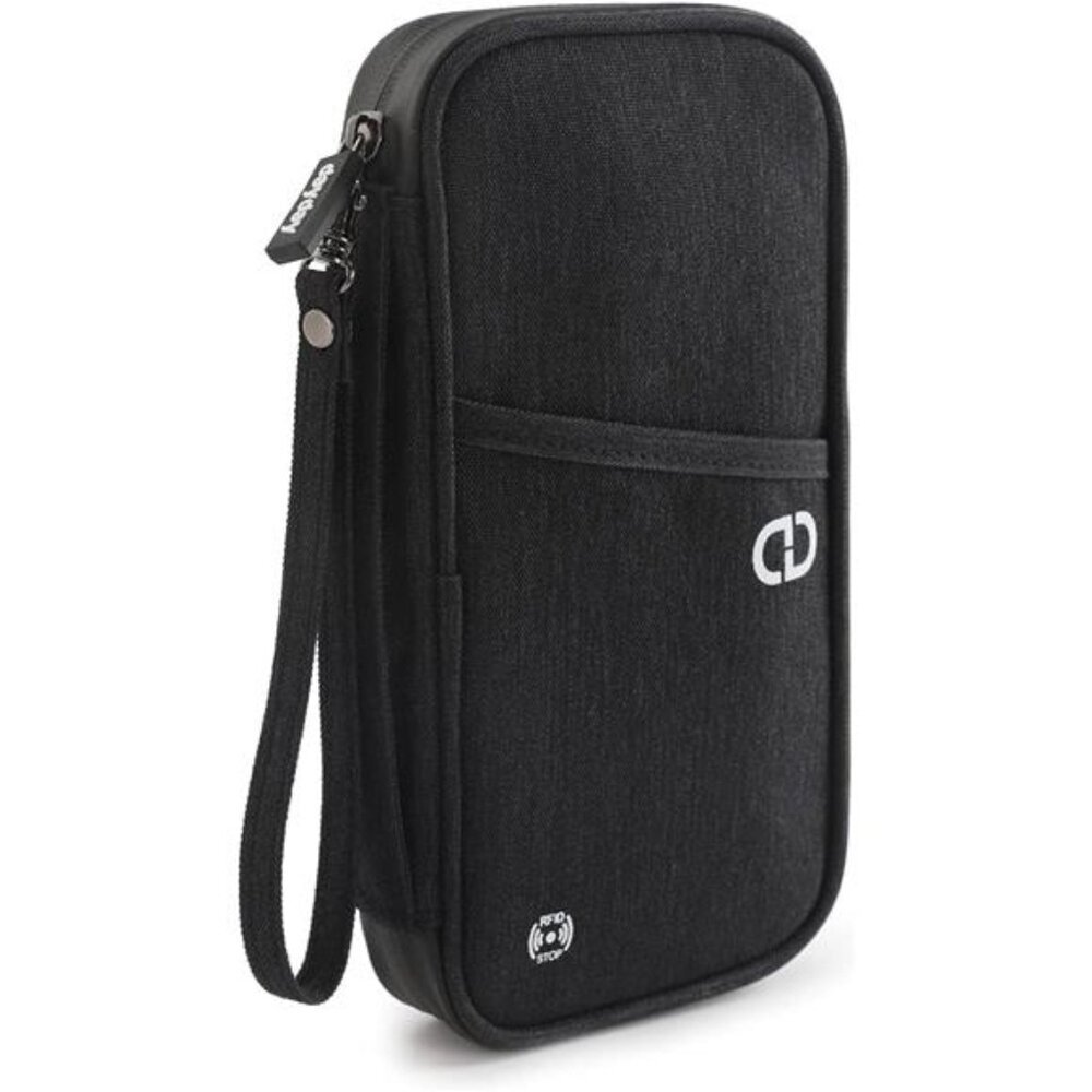 Passport Holder for Travel Family - RFID Blocking Travel Wallet Organizer Bag